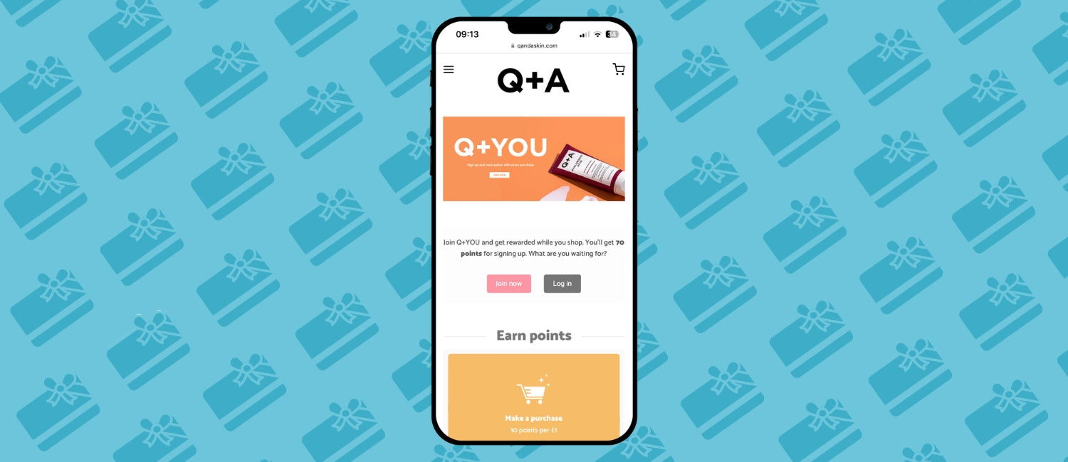 How can I start saving every time I shop online at Q+A?
