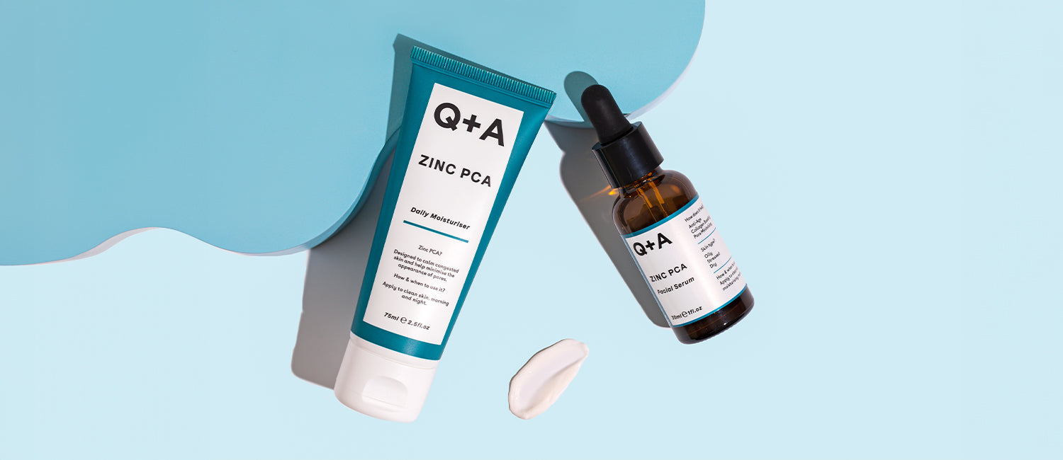 Q+A Zinc PCA Moisturiser & Serum