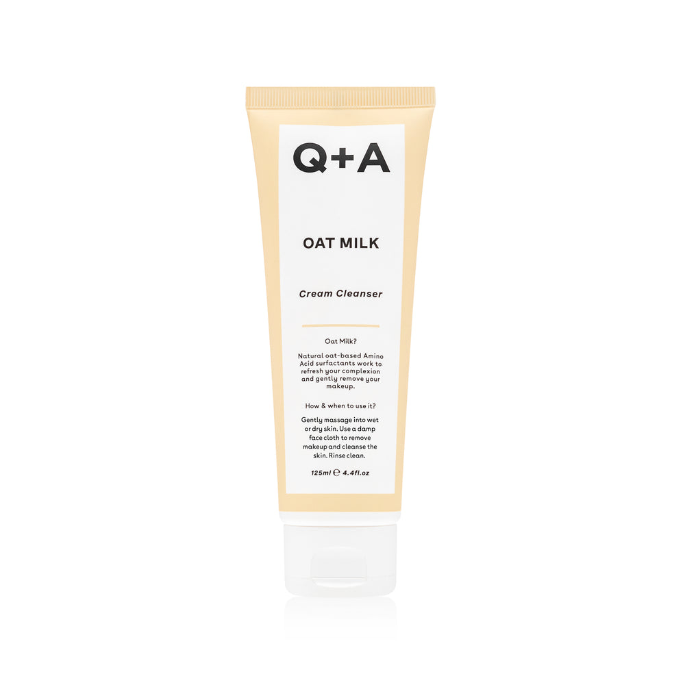 Q+A Oat Milk Cream Cleanser tube