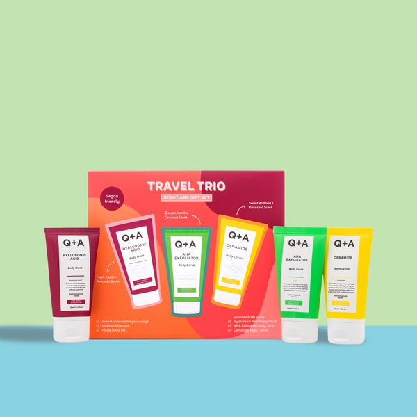 Travel Trio Bodycare Gift Set | Q+A Bodycare Travel Trio Bodycare Gift Set | Q+A Bodycare
