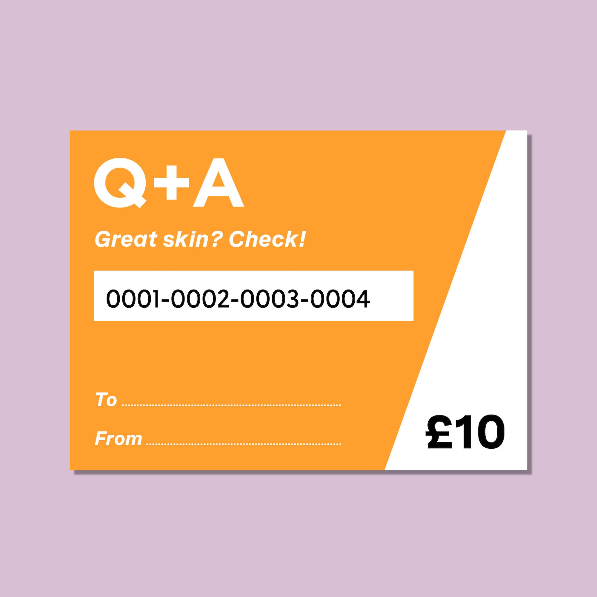 Q+A £10 giftcard