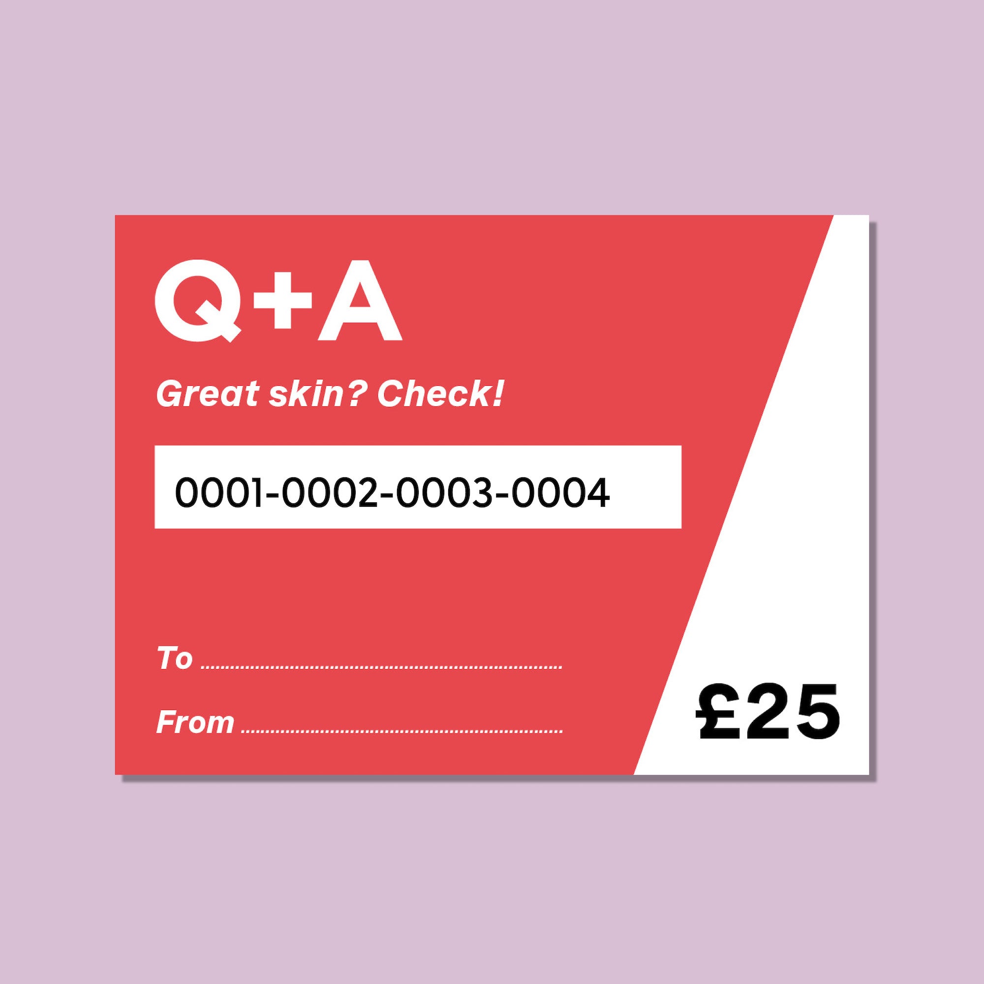 Q+A £25 giftcard